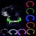 thumbnail image 5 of Topumt LED Dog Collar,USB Rechargeable,Glowing Pet Dog Collar for Night Safety,Fashion Pet Light up Collar, 5 of 5