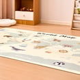 thumbnail image 4 of Sleep Zone 3×5 Feet Kids Carpet Playmat Rug, Play Learn and Have Fun Safely, Kids Baby Children Educational Play Mat for Bedroom Play Room Game Safe Area, World Map, 4 of 13