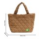 thumbnail image 3 of Bolso Mujer Nube Tote Color Sólido Bolsos De Pana Regalos Para Amigas Marrón Oscuro Marrón, 3 of 8
