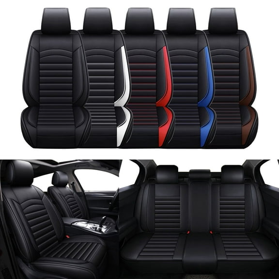 Car Seat Covers Full Set,5 Seats Car Seat Covers Breathable Car Seat Protector Waterproof Fit For 2000-2024 Mazda 6, CX-5，CX-7