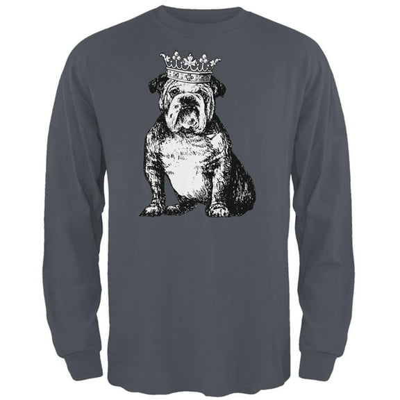Bulldog Crown Mens Long Sleeve T Shirt
