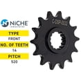 thumbnail image 5 of Niche Sprocket Chain Set for KTM 450 EXC 14/50T 520 Motorcycle MK1003767, 5 of 7