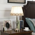 thumbnail image 2 of 23.25 In. Abbott Antique Brass Metal Scroll Table Lamp, 2 of 4