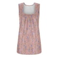 thumbnail image 4 of T-Shirt Mode Femme Imprimé Confortable Ample Sans Manches, 4 of 5