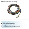 thumbnail image 3 of Cable de conexión de 20 AWG 1.5m/5ft, cable eléctrico flexible de cobre estañado trenzado de 6 colores, 2mm, 3 of 5
