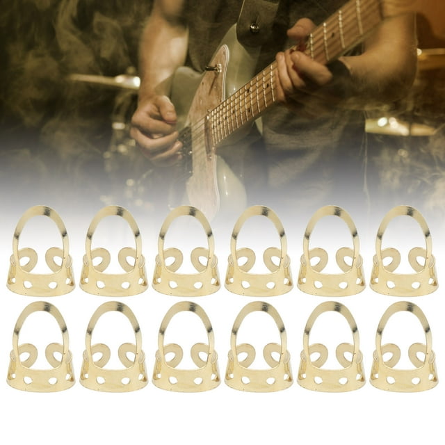 Peahefy Guitar Picks, Finger Picks, With Plastic Storage Box For Musical Instruments Bass