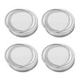thumbnail image 3 of HERFIER 4pcs Stainless Steel Mesh Sprouting Lid Jar Lids for Growing Bean Broccoli 2.79x2.79x0.59in, 3 of 8