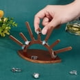thumbnail image 3 of 1Set Evil Eye Ring Holder Wooden Ring Display Finger Ring Stand Cute Jewelry Display Holder Finger Showcase Display Stands Engagement Wedding, 3 of 6