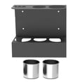 thumbnail image 3 of Wall Mount Grease Sprayer Holder Storage Rack Organizer with Removable Drip Cups, 3 of 9