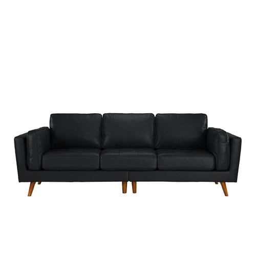 Madison Home Usa Mid Century Leather Sofa