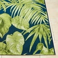 thumbnail image 5 of Mark&Day Outdoor Rugs, 7x9 Leroy Coastal Indoor/Outdoor Lime Green Area Rug, Non Shedding Lime Green Deep Teal Carpet for Patio, Porch, Deck, Bedroom, Living Room or Kitchen (6'7" x 9'), 5 of 7