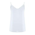 thumbnail image 5 of Pntutb Womens Tops,Women V-Neck Tank Tops Strap Lace Patchwork Summer Solid Sleeveless Vest, 5 of 5