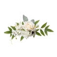 thumbnail image 3 of PEW Flores Flores Artificiales Luz Lujo Elegante Colores Silla Respaldo Flor para A, 3 of 9