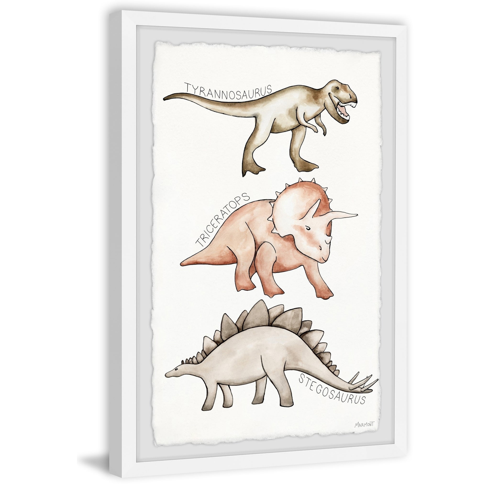 Marmont Hill Prehistoric World Framed Wall Art