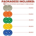 thumbnail image 4 of FlexWave Bumper Weight Plates Set, 260 lb Total, Colored, Olympic 2-Inch Hole, 4 of 8