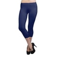 thumbnail image 2 of Vivian's Fashions Capri Leggings - Cotton, Lace Trim (Junior/Junior Plus Sizes), 2 of 4