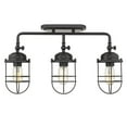thumbnail image 3 of Golden Lighting Seaport 3-light Vanity in Matte Black, 3 of 5