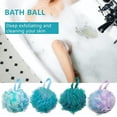 thumbnail image 3 of Bath Sponges Shower Loofahs 75g Mesh Balls Sponge 4 Colors for Body Wash Bathroom Men Women - 4 Pack Scrubber Cleaning Loofah Bathing Accessories, 3 of 8