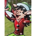 thumbnail image 5 of Christmas Megaphone Cheerleader Curly Hair Yard Decoration, 5 of 9