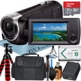 thumbnail image 1 of Sony HDR-CX405 HD Handycam Camcorder Video Recording with 32GB Micro SD Memory Card + Case + Tripod + ZeeTech Accessory Bundle, 1 of 8