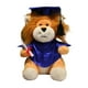 thumbnail image 1 of Adorno de muñeco de león lindo de 35 cm de altura con sombreros, juguete de peluche para tu Azul, 1 of 9