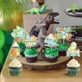 thumbnail image 2 of Dinosaur Baby Shower Cake Toppers, by Joymemo 36 Count, 2 of 6