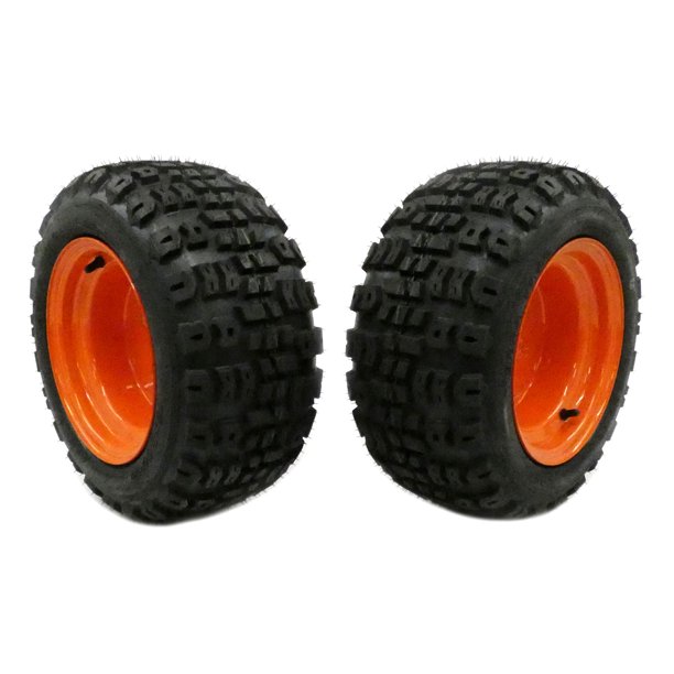 (2) All Terrain Front Wheel Assemblies 18x8.5010 Fits Kubota BX2360