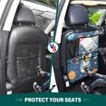 thumbnail image 6 of WOBOGO Corgi Rocket Element Pattern Backseat Car Organizer Footed Universal Car with Touch Screen Tablet Holder Rear Seat Protector, 6 of 7