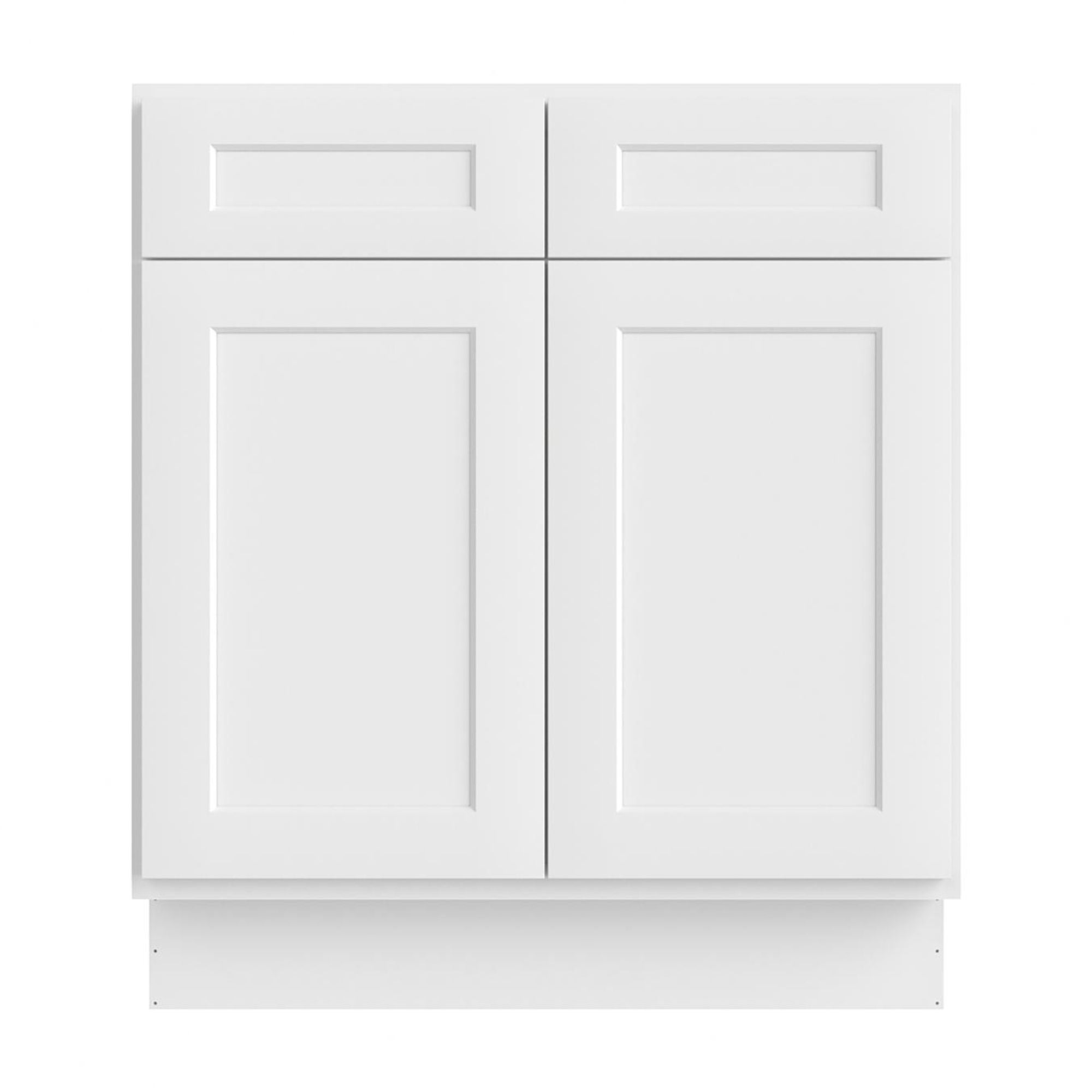 Furinno Shaker Bath Vanity Cabinet without Top , Ready to Assemble, 21 D x 30 W x 34.5 H, White