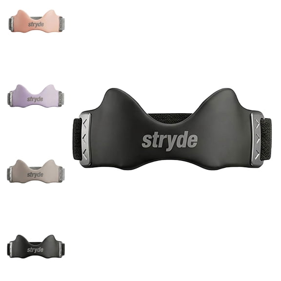 Stryde Precision Knee Strap – Adjustable Running & Fitness Knee Support, Breathable with Silicone Pad, Non-Slip, One Size(Black)