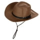 thumbnail image 4 of 2x Sombreros o Artesanía pura Vaquero Fresco al aire libre Café + Beige Sunnimix sombreros para sol para mujer, 4 of 8
