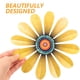 thumbnail image 3 of unbranded De Pared En Hierro Con Floral Amarillo Para Embellecer Espacios Interiores, 3 of 6
