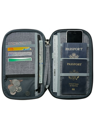 Buy Travel Wallet for Men and Women - RFID Blocking Wallet – Passport  Holder Travel Wallet – Organizer for ID – Card – Money - Tickets Online at  desertcartINDIA
