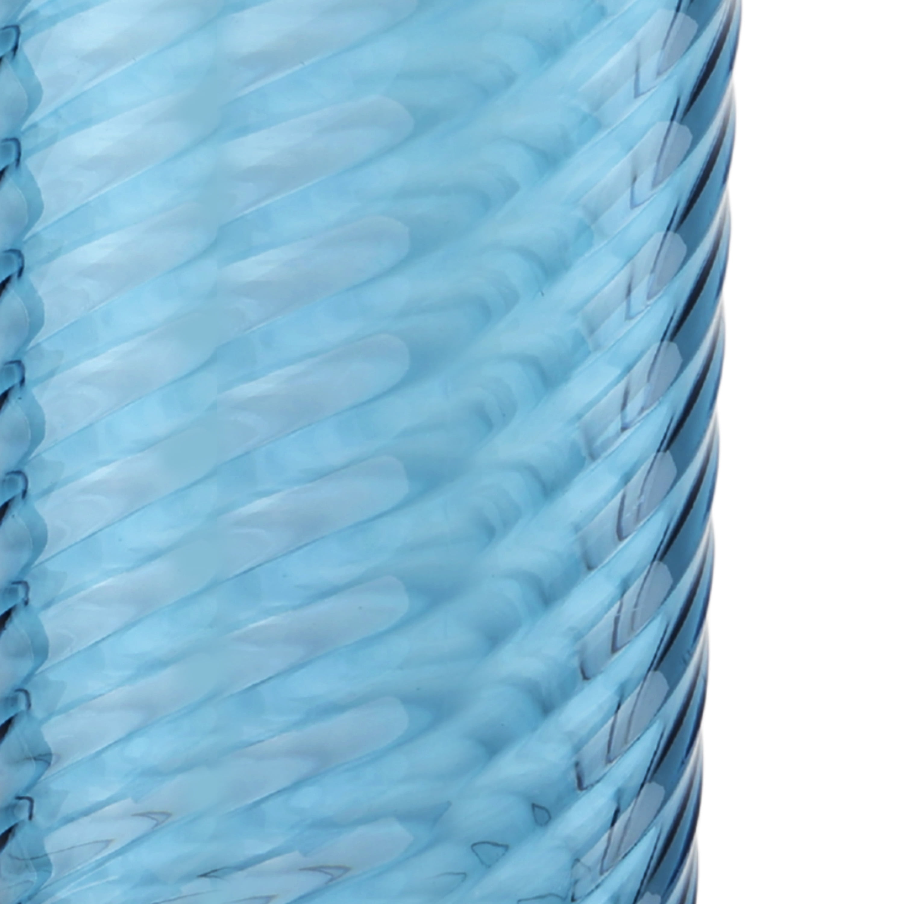 Beautiful 2-piece 21-Ounce Tritan Swirl Texture Sipper Tumbler Set, Blue by Drew Barrymore