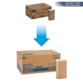 thumbnail image 4 of Pacific Blue Basic™ By GP PRO™ M-Fold 1-Ply Paper Towels, 9-1/2" x 9-3/8", 100% Recycled, White, 250 Towels Per Pack, Case Of 16 Packs, 4 of 9