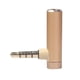 thumbnail image 5 of Adaptador estéreo Injueey aleación profesional Divisor de auriculares dorado 2Conjunto, 5 of 6