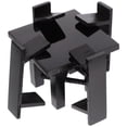 thumbnail image 4 of 1 Ensemble de Table Miniature Mini Chaise de Bureau Modèle Chaise de Bureau en Bois Décorations Maison de Poupée, 4 of 8