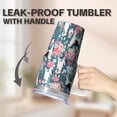 thumbnail image 5 of 20OZ Dog Print Easy Clean Tumbler with Handle Double Wall Vacuum Cup Ideal Dog Lover Gifts Unique Birthday Christmas Presents for Dog Enthusiasts Women Men Durable and Dishwasher Safe, 5 of 6