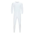 thumbnail image 3 of Gyexs Thermal Underwear for Women - Long Johns for Women Thermal Pants, Lined Pajamas Pants Two Piece Sets, White, Size XL, 3 of 8