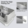 thumbnail image 2 of Furrbby XL Stainless Steel Cat Litter Box Side Entry, Leak-Proof, Odor-Resistant & Easy Clean Metal Litterbox for Large Cats & Multi-Cat Homes with Litter Scoop, 2 of 11