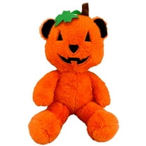 Pumpkin Stuffed Animal Jack O Lantern 16" Hand Stuffed Teddy Stuffed Animal Soft