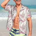 thumbnail image 6 of Mens Hawaiian Shirt Regular Fit Hawaiian Shirts for Men with Quick to Dry Effect, 6 of 8