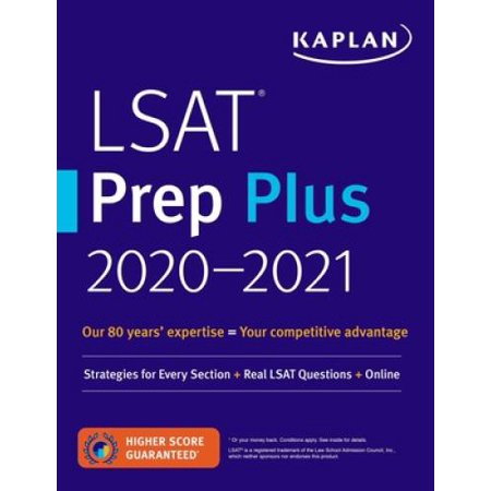 LSAT Prep Plus 2020-2021: Strategies for Every Section + Real LSAT Questions + Online, Pre-Owned (Paperback)