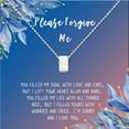 thumbnail image 2 of Anavia Forgiveness Gift for Girlfriend, Please Forgive Me Card Necklace, Apology Card, ask for forgiveness Necklace Jewelry Card Gift-[Silver Cube, Blue-Orange Gift Card], 2 of 3