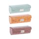 thumbnail image 1 of Estuche de Cuero para Lápiz Labial con Espejo y Compartimentos , Verde grisáceo y marrón y naranja, 1 of 9