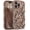 Bunchflower/Brown, variant on for iPhone 17 Pro Max Case Compatible with MagSafe [Curly Wave Edge][Full Camera Protection] Floral Translucent Shockproof Magnetic Women Phone Case for 17 Pro Max, Floratopia/Brown