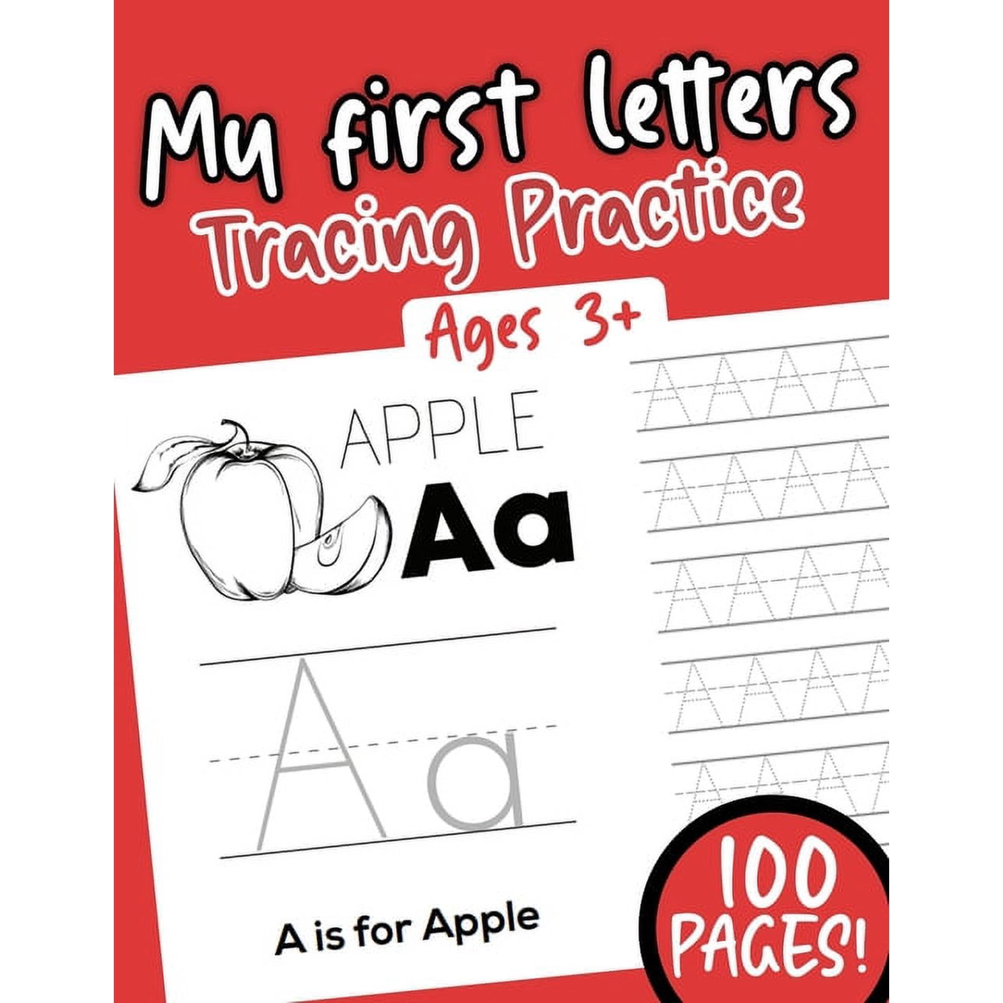 My first Letters Tracing Practice: Alphabet Ages 3+ 100 pages, (Paperback)