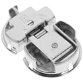 thumbnail image 1 of MERRYHAPY Practical Hinge Zinc Alloy Half Round Hinge Stable Opening and Closing Silver 1Set, 1 of 6
