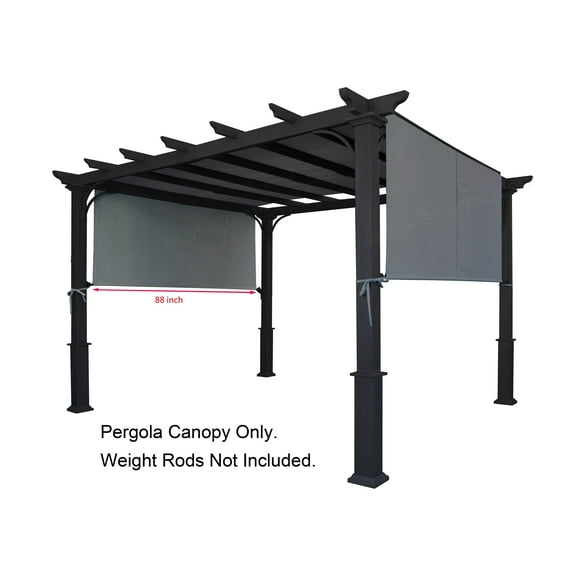​APEX GARDEN Replacement Pergola Canopy Top for 8 ft. x 10 ft. Pergola (Size: 194" x 88")