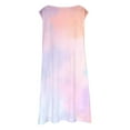 thumbnail image 4 of WOYY Girls Tie Dyed Beach A-Line Sundress Summer Sleeveless Tank Play Dress, Sizes 1-14, 4 of 4